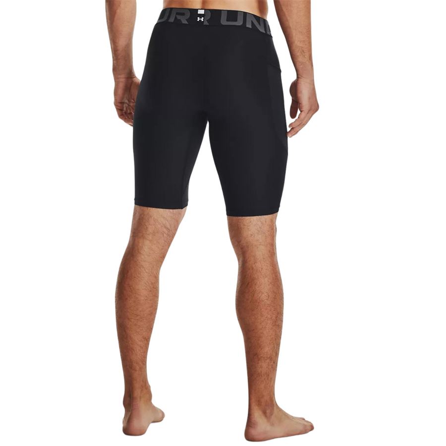 Shorts HeatGear Pocket Long Compression da uomo Under Armour | 13616020001
